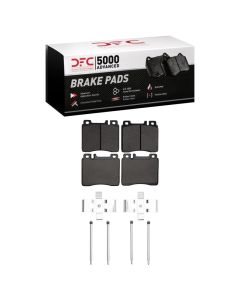 DFC 91-99 Mercedes-Benz 600SEC Front 5000 Advanced Low Metallic Brake Pads and Hardware Kit - 1551-0577-01