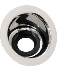 Kentrol 07-18 Jeep Wrangler JK Gas Filler Neck 2 Door - Polished Silver - 30587
