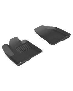 3D MAXpider 2007-2009 Hyundai Santa Fe Kagu 1st Row Floormat - Black - L1HY00511509