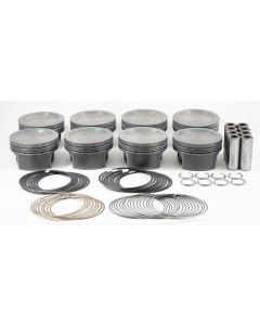 Mahle MS Piston Set Ford 285ci 3.581in Bore 3.543stk 5.933in Rod .866 Pin -16cc 9.5 CR Set of 8 - 930256082
