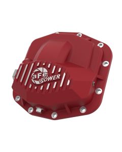 aFe Power Pro Series Front Differential Cover Red w/Machined Fins 18-19 Jeep JL (Dana M210) - 46-71030R