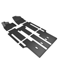 3D MAXpider 21-23 Kia Carnival / Sedona 8-Passenger Kagu Black R1 R2 R3 - L1KA06401509