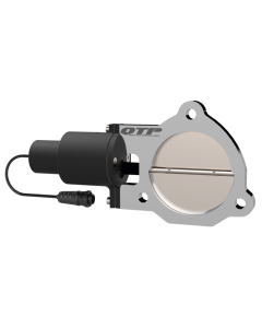 QTP 3.5in Bolt-On QTEC Electric Cutout Valve - Single - QTEC35
