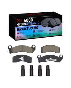 DFC 81-94 Ford Crown Victoria Front 4000 HybriDynamic Brake Pads and Hardware Kit - 4000-0200-01