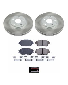 Power Stop 02-04 Toyota Camry Front Semi-Coated Rotor Kit - SC1143