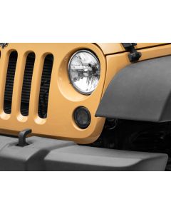 Raxiom 07-18 Jeep Wrangler JK Axial Series LED Turn Signals w/ Halo (Smoked) - J127017