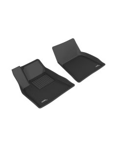 3D MAXpider 2012-2014 Tesla Model S Kagu 1st Row Floormat - Black - L1TL00011509