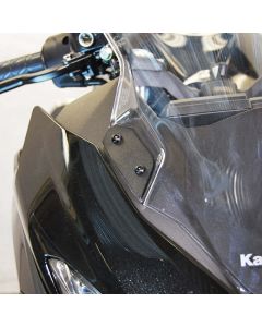 New Rage Cycles 18+ Kawasaki Ninja 400 Mirror Block Off Plates - N-400-MBO