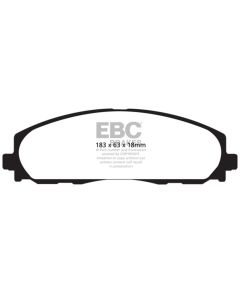 EBC 12+ Chrysler Town & Country 3.6 Ultimax2 Front Brake Pads - UD1589