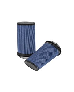 aFe Momentum Replac Air Filter w/Pro 5R Media (Pair) 5x2.25in F/6.25x3.75in B/5.25x2.25in T/11in H - 24-90109-MA