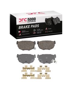 DFC 81-98 Nissan 200SX Rear 5000 Advanced Ceramic Brake Pads and Hardware Kit - 1551-0272-01