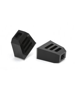 Daystar Single Stud Competition Style Bump Stop 4.5 Inch Tall 4.5 Inch Long 2.5 Inch - KU09009BK