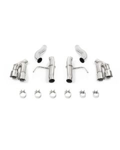 Mishimoto 2016+ Chevrolet Camaro 2.0T Quad-Tip Race Axle-Back Exhaust w/ Polished Tips - MMEXH-CAM4-16AQTRP