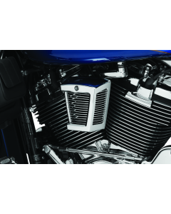 Chrome Horn Cover for Kuryakyn Hypercharger ES - 7496