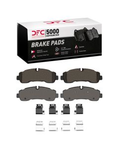 DFC 20-25 Ford Transit-350 HD/DRW Rear 5000 Advanced Semi Metallic Brake Pads and Hardware Kit - 1551-2281-01