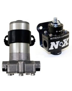Nitrous Express Black Style Fuel Pump and Non Bypass Regulator Combo - 15953