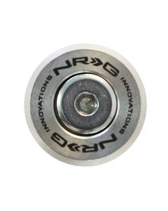 NRG M-Style Fender Washer Kit (TI Series) M6 Bolts For Plastic (Silver Wshr/Silver Scrw) - Set of 10 - FW-300SS