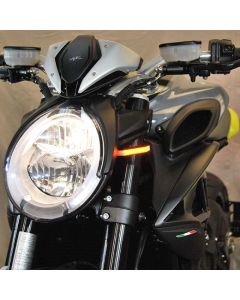 New Rage Cycles 19+ MV Agusta Dragster 800 Front Turn Signals - DRAG19-FB