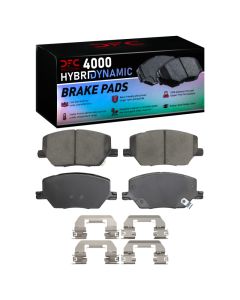 DFC 15-23 Fiat 500X Front 4000 HybriDynamic Brake Pads and Hardware Kit - 4000-1811-01