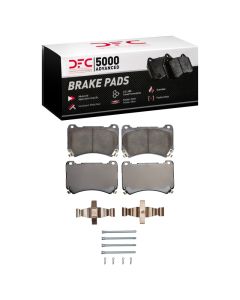 DFC 09-14 Hyundai Equus Front 5000 Advanced Ceramic Brake Pads and Hardware Kit - 1551-1396-01