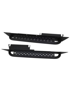 Fishbone Offroad 97-06 Jeep Wrangler TJ Steel Rock Slider - Black Textured Powdercoat - FB23028