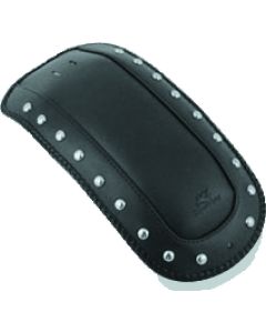 Mustang 08-21 Harley Electra Glide Std,Rd Glide,Rd King,Str Glide Solo Seat Blk Pearl Studs - Black - 76028