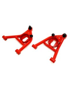 BMR 64-72 A-Body Non-Adj. Lower A-Arms (Polyurethane) - Red - AA016R