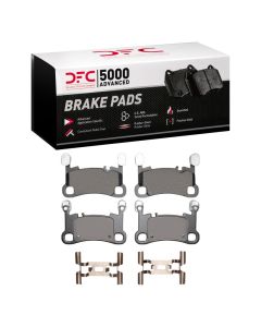 DFC 19-23 Porsche Cayenne Rear 5000 Advanced Low Metallic Brake Pads and Hardware Kit - 1551-2166-01