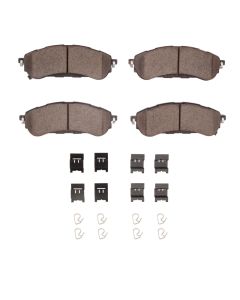 DFC 19-23 Ford Ranger (USA/Canada) Rear 4000 HybriDynamic Brake Pads and Hardware Kit - 4000-2208-01