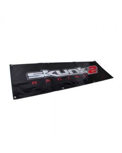 Skunk2 Vinyl Shop Banner 60x20 Black - Durable Display