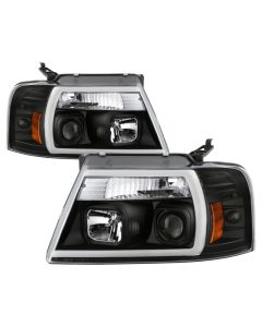 Spyder Ford F-150 04-08 High-Power LED Headlights - Black PRO-YD-FF15004PL-BK - 5088161
