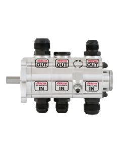 Peterson Fluid Systems R4 3-Stage Oil Pump - Left Side Mount - Rear Drive Drag - Front Pressure - 04-3065