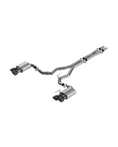 Borla 2024 Ford Mustang Dark Horse 5.0L V8 w/Active Exhaust ATAK Cat-Back Exhaust System - BC Tips - 140965BC