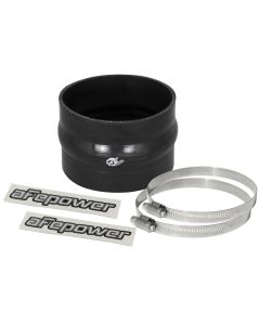 aFe Magnum FORCE Intake Coupling Kit (4 IN ID x 3 IN L) Straight Coupler w/ Hump - Black - 59-00041
