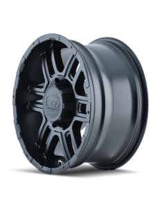 ION Type 179 17x8 / 5x127 BP / 10mm Offset / 83.82mm Hub Matte Black Wheel - 179-7873MB