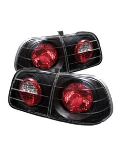 Spyder Honda Civic 99-00 4Dr Euro Style Tail Lights Black ALT-YD-HC99-4D-BK - 5005076