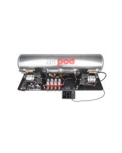 Ridetech RidePro E5 Air Ride Suspension Control System 5 Gallon Dual Compressor AirPod 1/4in Valves-