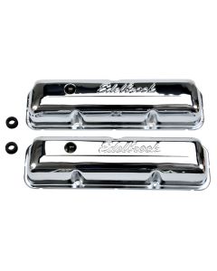 Edelbrock Valve Cover Signature Series Ford 1958-1976 FE V8 Chrome - 4462