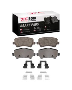 DFC 12-15 Land Rover LR2 Rear 5000 Advanced Low Metallic Brake Pads and Hardware Kit - 1552-1307-01