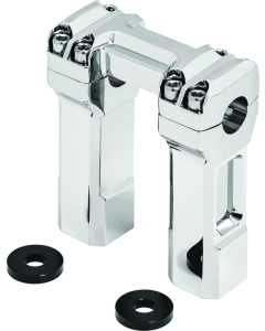 Kuryakyn 5inch Billet Handlebar Risers Chrome - 6133