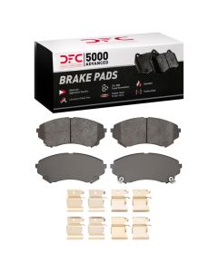 DFC 08-14 Cadillac CTS Front 5000 Advanced Low Metallic Brake Pads and Hardware Kit - 1551-1331-01