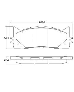 StopTech Street Brake Pads with Shims/Hardware Front- STOP-308.12930