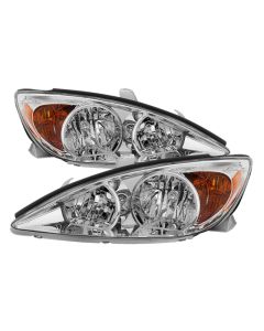 xTune Toyota Camry 2002-2004 OEM Style Headlights -Chrome HD-JH-TCAM02-AM-C - 9029745