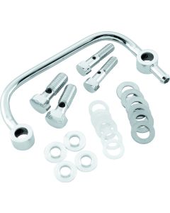 Bikers Choice 96-06 Big Twin Chrome Head Breather Kit - 482723