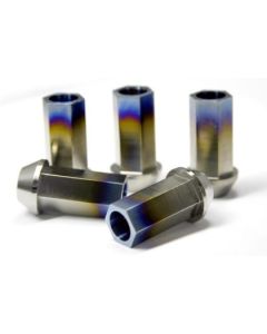 BLOX Racing 7-sided Forged Ti Lug Nut 12x1.5 - Single piece