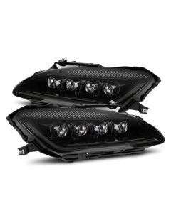 AlphaRex 99-09 Honda S2000 NOVA-Series Projector LED Headlights - Alpha-Black - 880272