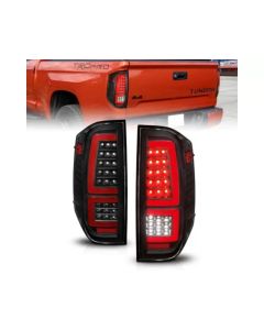 Anzo USA Black Housing w/ Clear Lens LED Taillights Toyota Tundra 2014-2021- ANZO-311436