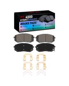 DFC 07-10 Kia Rondo (Canada) Front 4000 HybriDynamic Brake Pads and Hardware Kit - 4000-1295-01