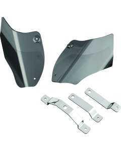 Kuryakyn Saddle Shields Heat Deflectors 00-17 Softail Smoke - 1186