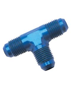 Russell Performance -8 AN Flare Tee Fitting (Blue) - 661030